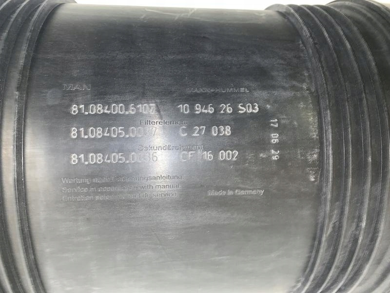 FILTR POWIETRZA OBUDOWA FILTRA MAN TGS TGX EURO 6 - Filtro de aire para Camión: foto 4 FILTR POWIETRZA OBUDOWA FILTRA MAN TGS TGX EURO 6 - Filtro de aire para Camión: foto 4