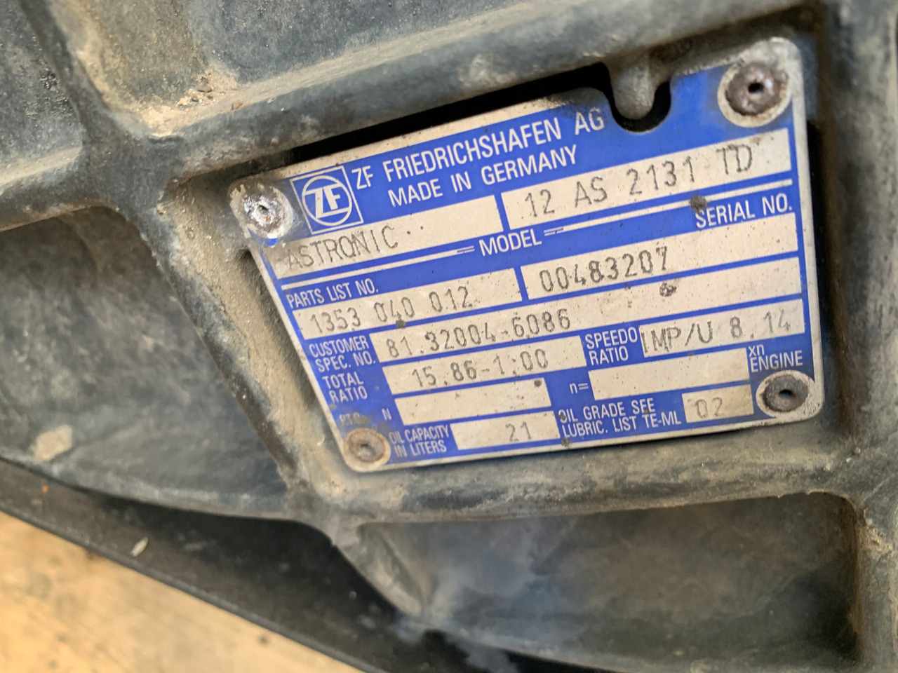 SKRZYNIA BIEGÓW AUTOMATYCZNA MAN TGX 12AS2131TD - Caja de cambios para Camión: foto 3 SKRZYNIA BIEGÓW AUTOMATYCZNA MAN TGX 12AS2131TD - Caja de cambios para Camión: foto 3