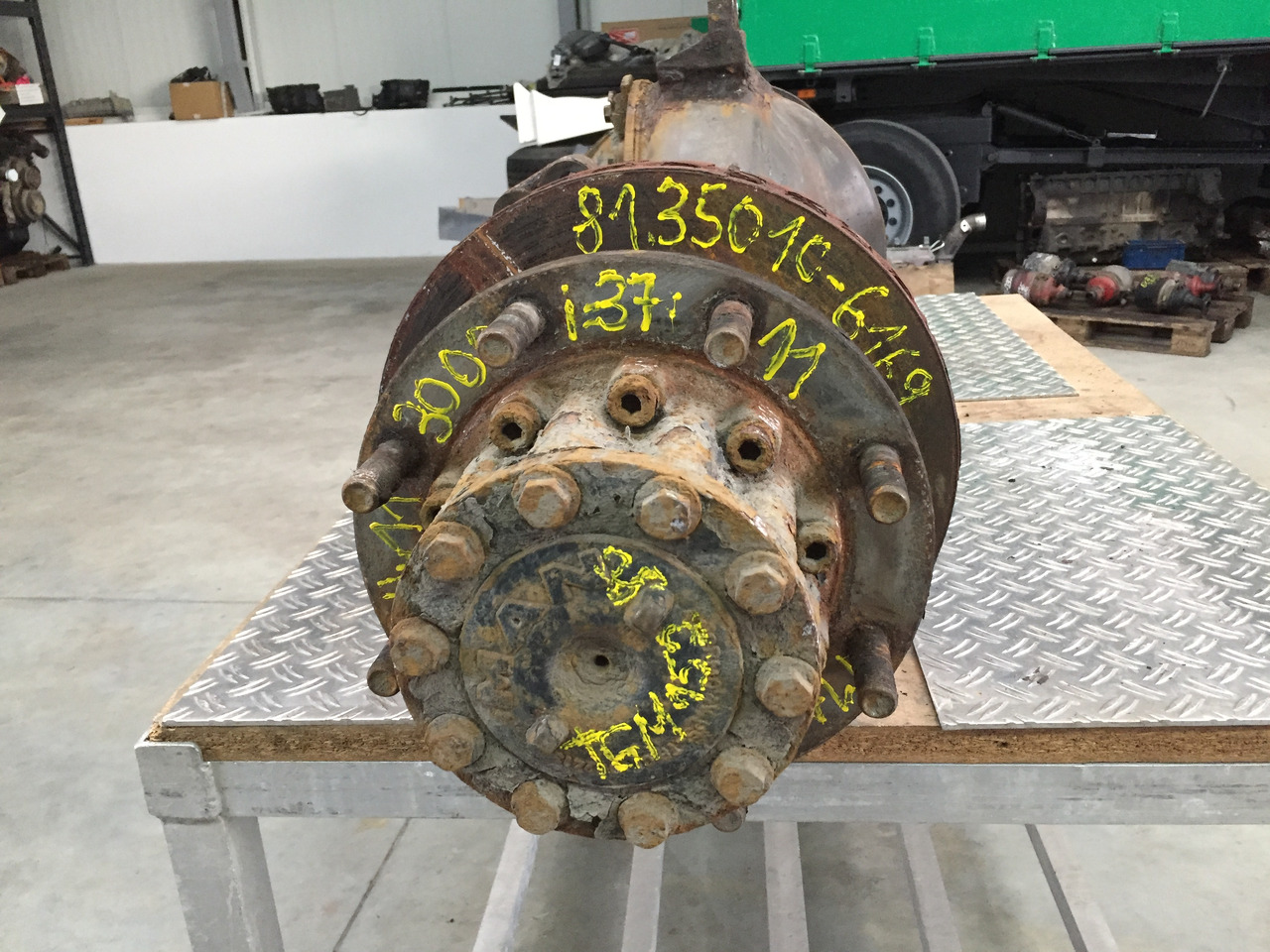 Eje posterior para Camión Gebrauchte Hinterachse MAN TGM 15.280, Typ : HY 11 3000, Artikel - Nr. : 81.35010 - 6169: foto 10 Eje posterior para Camión Gebrauchte Hinterachse MAN TGM 15.280, Typ : HY 11 3000, Artikel - Nr. : 81.35010 - 6169: foto 10