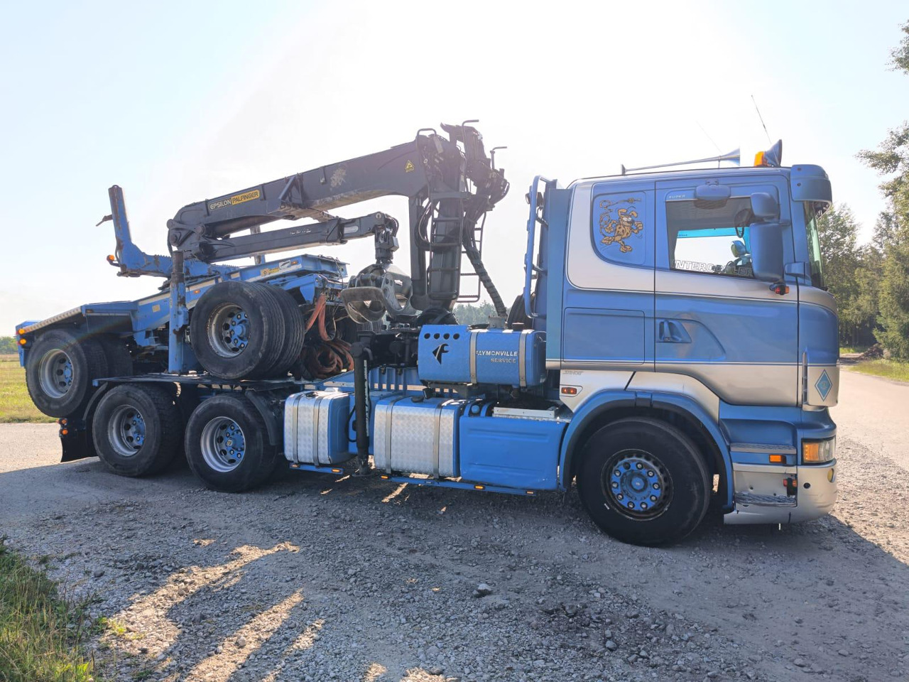 Camión forestal, Camión grúa SCANIA R620 V8: foto 12 Camión forestal, Camión grúa SCANIA R620 V8: foto 12