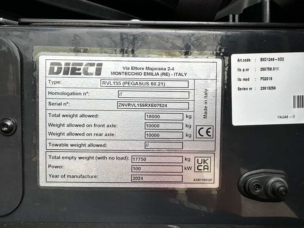 Dieci Pegasus 60.21 - Manipulador telescópico: foto 4 Dieci Pegasus 60.21 - Manipulador telescópico: foto 4