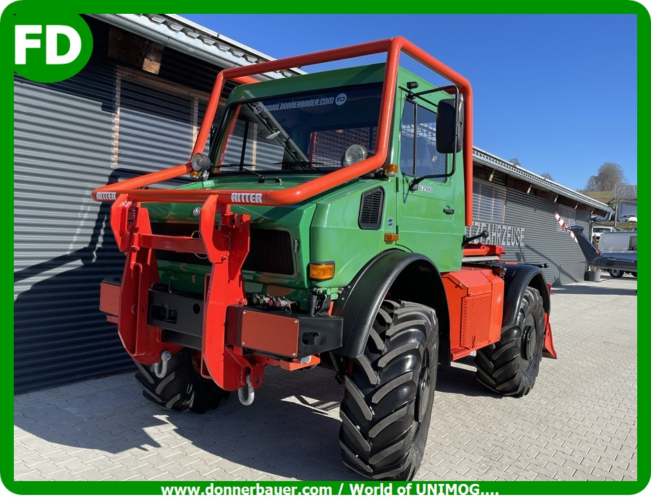 Unimog Unimog U2100 Agrar-Forst , erst 28 Tkm, Sammlerfahrzeug , tire control , Hochdach , Ez.2005 - Maquinaria agrícola: foto 1 Unimog Unimog U2100 Agrar-Forst , erst 28 Tkm, Sammlerfahrzeug , tire control , Hochdach , Ez.2005 - Maquinaria agrícola: foto 1