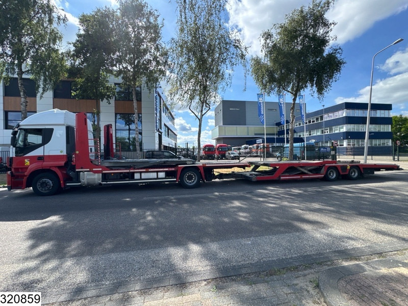 Camión portavehículos Iveco Stralis 420 EURO 6, Retarder, PTO, LOHR, Standairco: foto 16