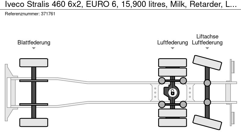 Leasing para Iveco Stralis 460 6x2, EURO 6, 15,900 litres, Milk, Retarder, Lenk Iveco Stralis 460 6x2, EURO 6, 15,900 litres, Milk, Retarder, Lenk: foto 17 Leasing para Iveco Stralis 460 6x2, EURO 6, 15,900 litres, Milk, Retarder, Lenk Iveco Stralis 460 6x2, EURO 6, 15,900 litres, Milk, Retarder, Lenk: foto 17