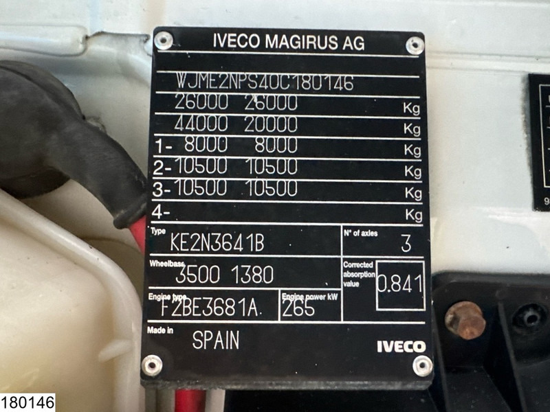 Camión volquete Iveco Trakker 360 6x4, EURO 4, Steel suspension, Manual: foto 7