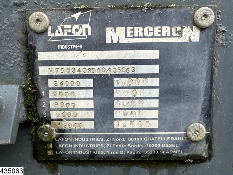 MERCERON Fuel 38.000 Liter, 7 Compartments - Semirremolque cisterna: foto 4 MERCERON Fuel 38.000 Liter, 7 Compartments - Semirremolque cisterna: foto 4