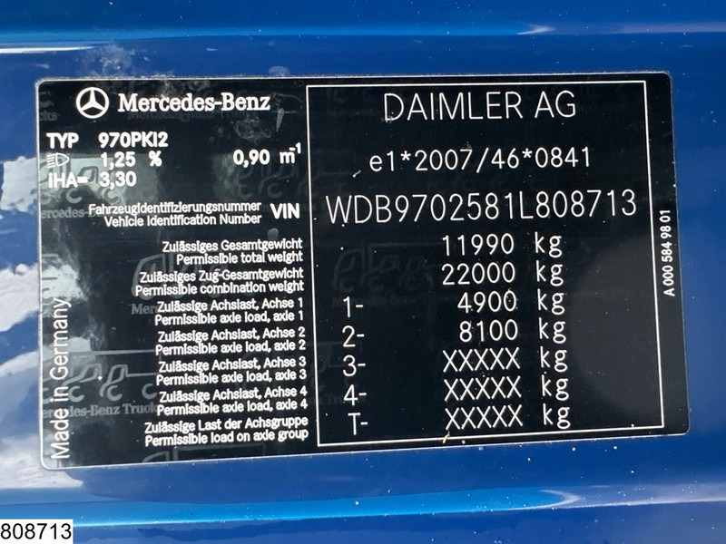Camión caja cerrada Mercedes-Benz Atego 1218 EURO 5: foto 11