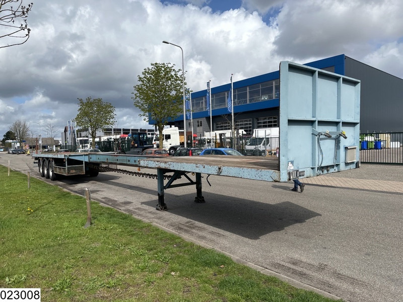 Semirremolque plataforma/ Caja abierta Nooteboom open laadbak 42000 KG, 7,15 mtr extendable: foto 8