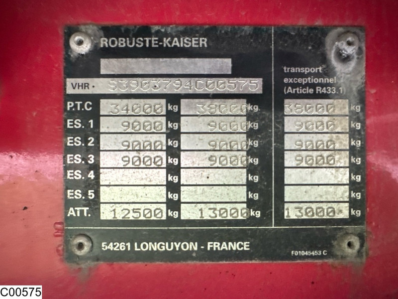 ROBUSTE open laadbak 4.60 MTR extendable - Semirremolque plataforma/ Caja abierta: foto 5 ROBUSTE open laadbak 4.60 MTR extendable - Semirremolque plataforma/ Caja abierta: foto 5