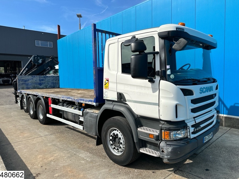 Scania P 410 8x4, EURO 6, HIAB, Remote, Steeringaxle - Camión caja abierta, Camión grúa: foto 4 Scania P 410 8x4, EURO 6, HIAB, Remote, Steeringaxle - Camión caja abierta, Camión grúa: foto 4