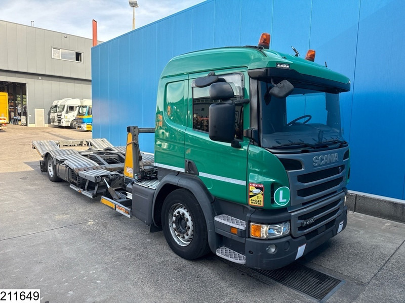 Scania P 450 EURO6, Trucktransport, Retarder, Rolfo - Camión portavehículos: foto 2 Scania P 450 EURO6, Trucktransport, Retarder, Rolfo - Camión portavehículos: foto 2