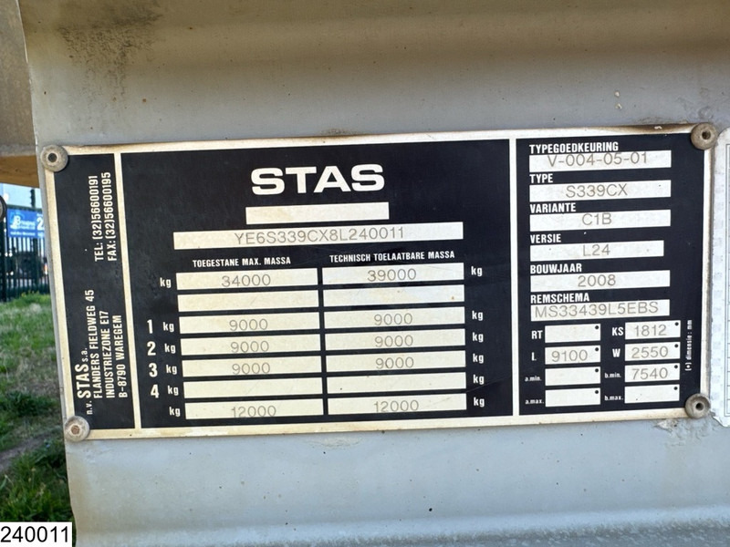 Stas kipper 26 m3 - Semirremolque volquete: foto 4 Stas kipper 26 m3 - Semirremolque volquete: foto 4