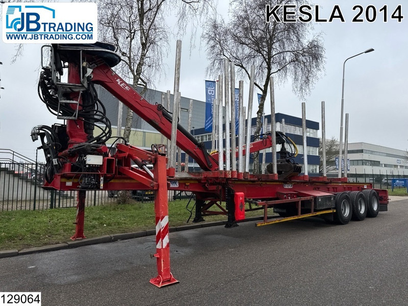 Trax Chassis Timber transport, Kesla 2014 - Semirremolque maderero: foto 1 Trax Chassis Timber transport, Kesla 2014 - Semirremolque maderero: foto 1