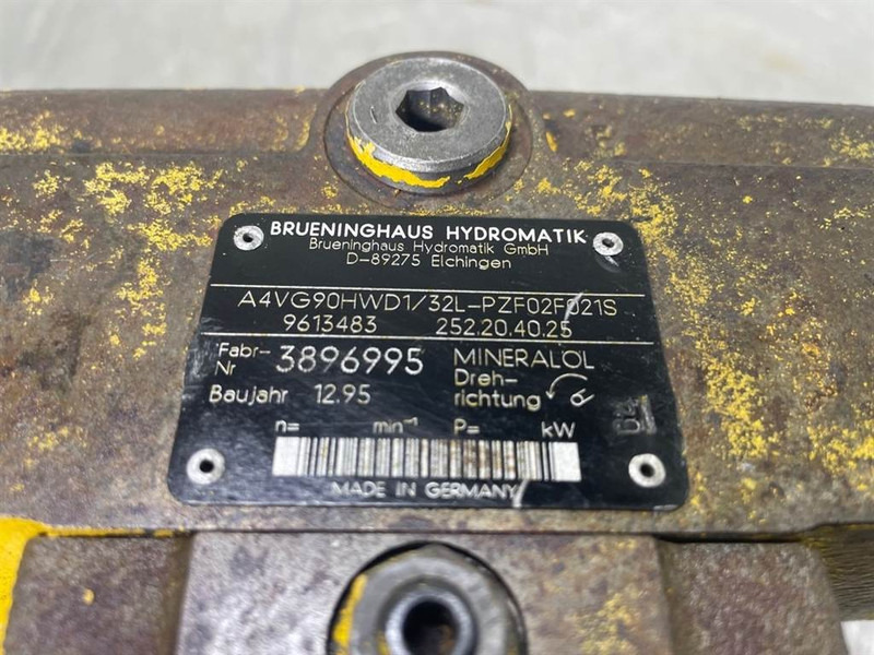 Brueninghaus Hydromatik A4VG90HWD1/32L-Drive pump/Fahrpumpe/Rijpomp - Hidráulica para Maquinaria de construcción: foto 4 Brueninghaus Hydromatik A4VG90HWD1/32L-Drive pump/Fahrpumpe/Rijpomp - Hidráulica para Maquinaria de construcción: foto 4