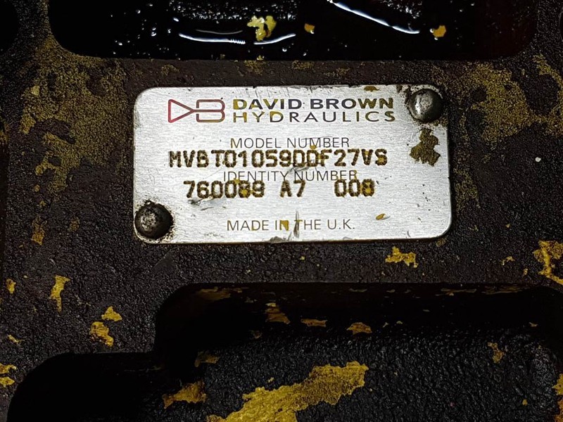 David Brown MVBT01059 - Komatsu WA270-3 - Valve - Hidráulica: foto 4 David Brown MVBT01059 - Komatsu WA270-3 - Valve - Hidráulica: foto 4