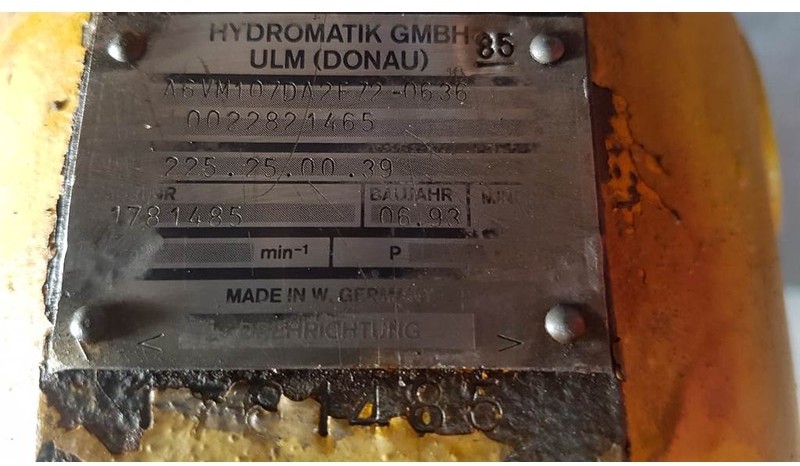 Hydromatik A6VM107DA2FZ2 - Zettelmeyer ZL1001 - Drive motor - Hidráulica: foto 3 Hydromatik A6VM107DA2FZ2 - Zettelmeyer ZL1001 - Drive motor - Hidráulica: foto 3