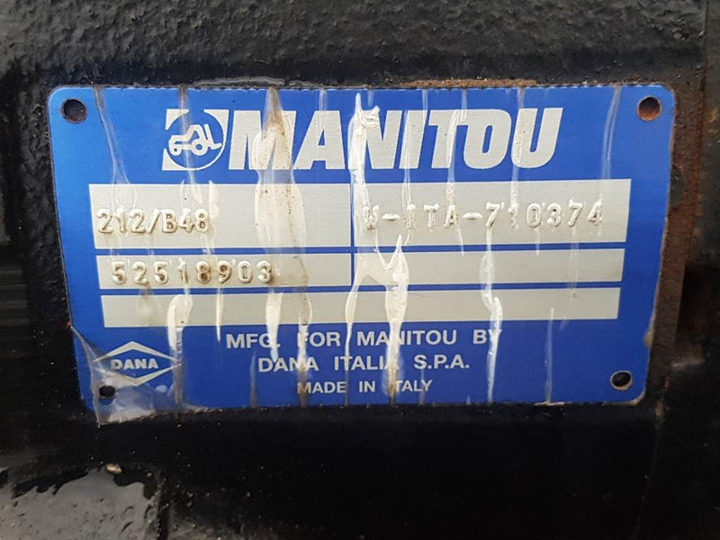 Leasing para Manitou MT1840-52518903-Spicer Dana 212/B48-Axle/Achse/As Manitou MT1840-52518903-Spicer Dana 212/B48-Axle/Achse/As: foto 6