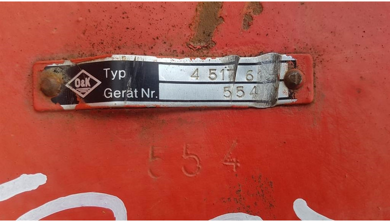 O & K 4517615 - O&K L 35 - Axle/Achse/As - Eje y piezas para Maquinaria de construcción: foto 5 O & K 4517615 - O&K L 35 - Axle/Achse/As - Eje y piezas para Maquinaria de construcción: foto 5