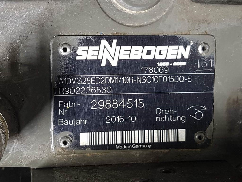 Sennebogen 818E-Rexroth A10VG28ED2DM1/10R-Load sensing pump - Hidráulica para Maquinaria de construcción: foto 5 Sennebogen 818E-Rexroth A10VG28ED2DM1/10R-Load sensing pump - Hidráulica para Maquinaria de construcción: foto 5