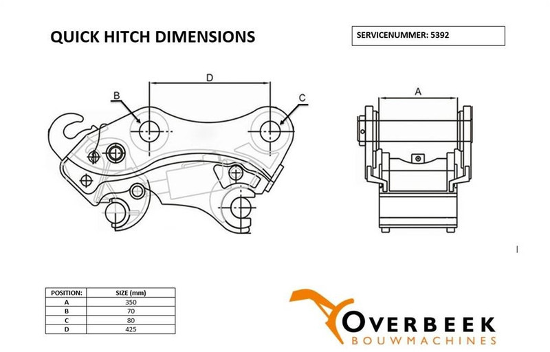 TEFRA R906 / 20T - Liebherr - Quick coupler - Acoplamiento rápido: foto 5 TEFRA R906 / 20T - Liebherr - Quick coupler - Acoplamiento rápido: foto 5