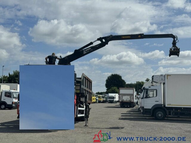 Abrollcontainer + Kran Jonsered 1020 7,3m = 1,4t - Camión multibasculante, Camión grúa: foto 2 Abrollcontainer + Kran Jonsered 1020 7,3m = 1,4t - Camión multibasculante, Camión grúa: foto 2