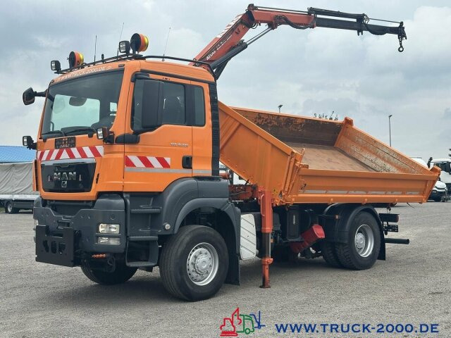MAN 18.320 4x4 Atlas Kran + Winterdienstausstattung - Camión volquete, Camión grúa: foto 4 MAN 18.320 4x4 Atlas Kran + Winterdienstausstattung - Camión volquete, Camión grúa: foto 4