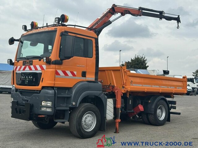 MAN 18.320 4x4 Atlas Kran + Winterdienstausstattung - Camión volquete, Camión grúa: foto 5 MAN 18.320 4x4 Atlas Kran + Winterdienstausstattung - Camión volquete, Camión grúa: foto 5