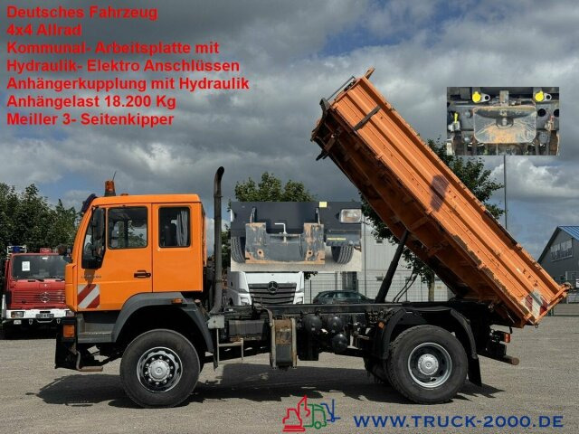 MAN LE 18.280 4x4 Winterdienst- Kommunalplatte + AHK - Camión volquete: foto 1 MAN LE 18.280 4x4 Winterdienst- Kommunalplatte + AHK - Camión volquete: foto 1