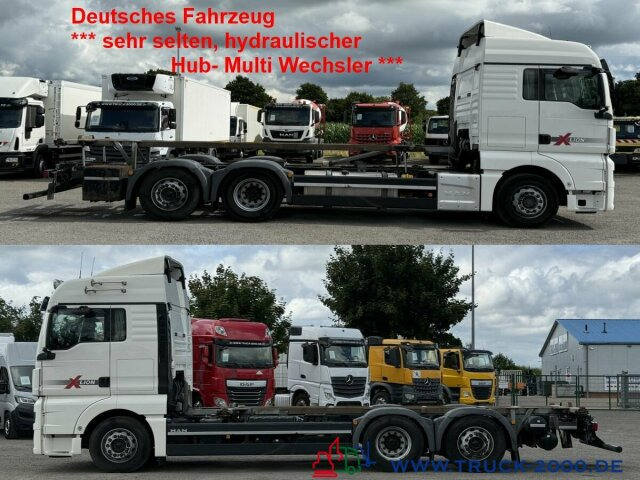 MAN TGX 26.480 XLX Haus Bett hydr Hub Multi Wechsler - Camión portacontenedore/ Intercambiable: foto 1 MAN TGX 26.480 XLX Haus Bett hydr Hub Multi Wechsler - Camión portacontenedore/ Intercambiable: foto 1