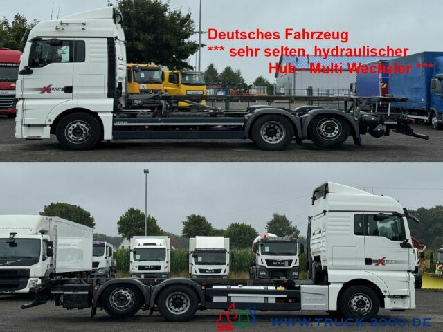 MAN TGX 26.500 XLX Haus Bett hydr Hub Multi Wechsler - Camión portacontenedore/ Intercambiable: foto 1 MAN TGX 26.500 XLX Haus Bett hydr Hub Multi Wechsler - Camión portacontenedore/ Intercambiable: foto 1