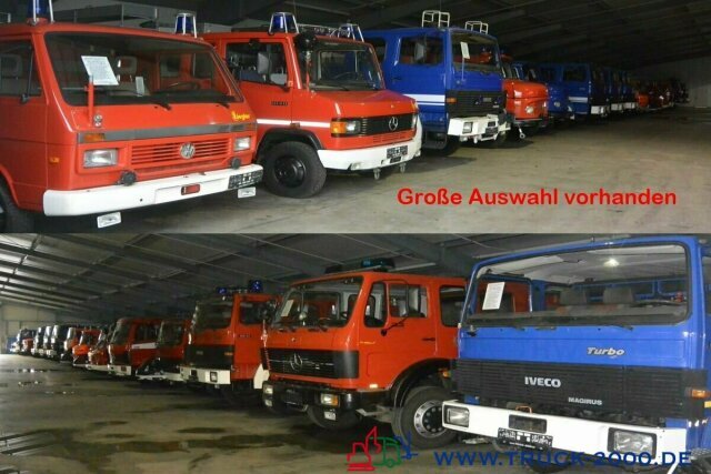 Furgoneta caja cerrada, Furgoneta combi Mercedes-Benz 814 D Metz Feuerwehr inkl Löschpumpe 9 Sitzer: foto 7