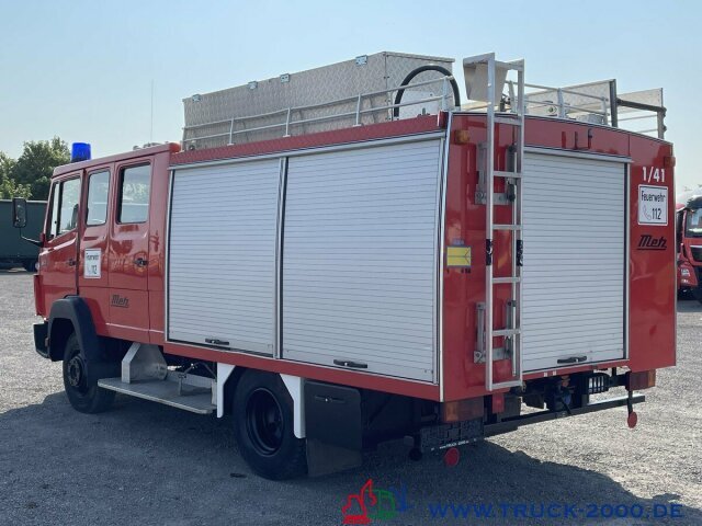 Furgoneta caja cerrada, Furgoneta combi Mercedes-Benz 814 D Metz Feuerwehr inkl Löschpumpe 9 Sitzer: foto 9