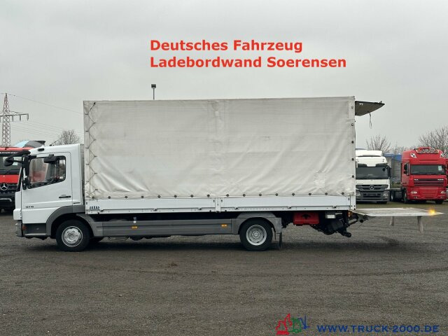 Mercedes-Benz Atego 816 Pritsche Plane LBW Original 113.559km - Camión lona: foto 1 Mercedes-Benz Atego 816 Pritsche Plane LBW Original 113.559km - Camión lona: foto 1