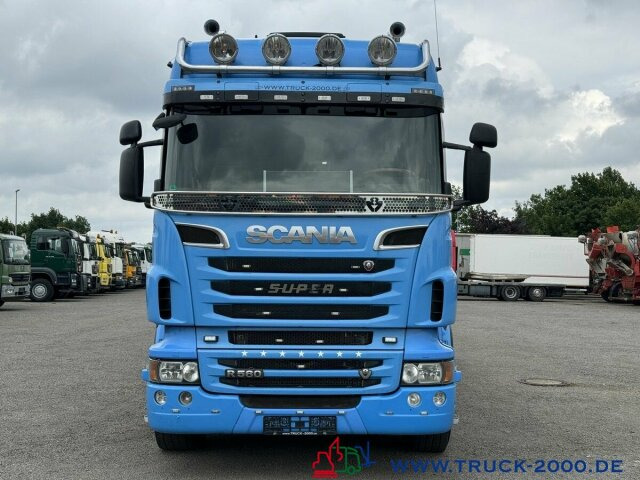 Scania R 560 V8 Kran HIAB 185K hebt bei 11m = 1.500kg - Camión caja abierta, Camión grúa: foto 2 Scania R 560 V8 Kran HIAB 185K hebt bei 11m = 1.500kg - Camión caja abierta, Camión grúa: foto 2
