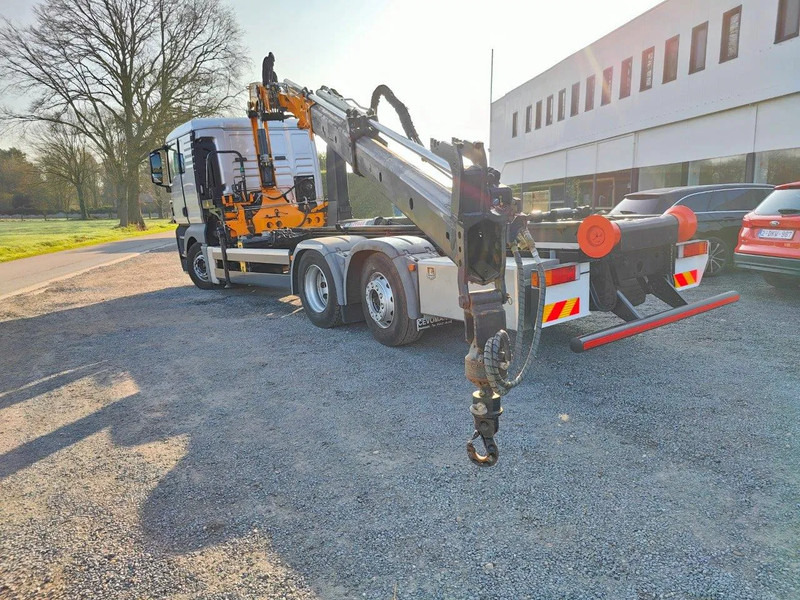 MAN TGX 26.400 6x2 Euro5 Container LEEBUR + Crane Effer 145 - Camión multibasculante, Camión grúa: foto 5 MAN TGX 26.400 6x2 Euro5 Container LEEBUR + Crane Effer 145 - Camión multibasculante, Camión grúa: foto 5