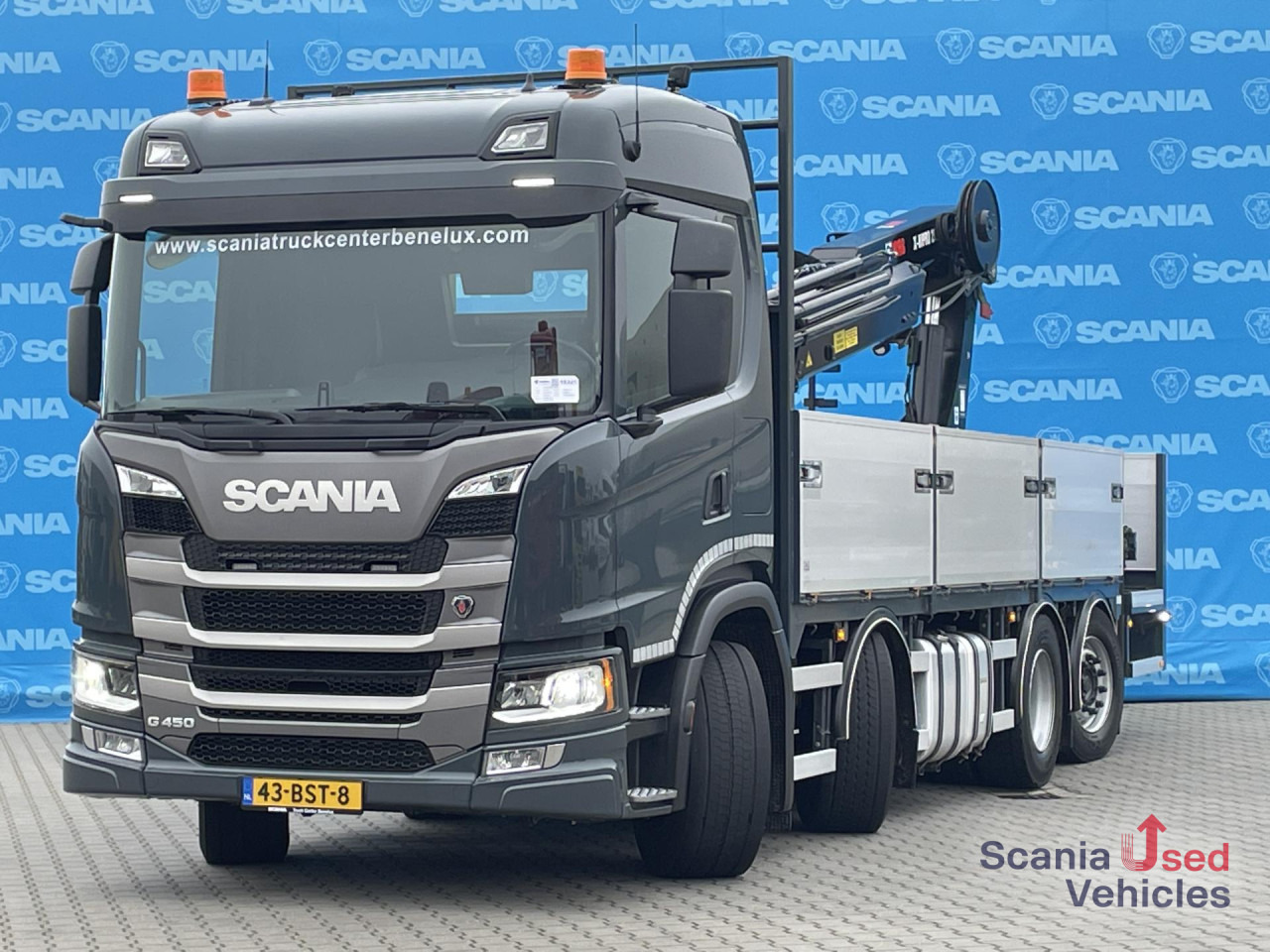 SCANIA G 450 B8x2*6NB DIFF-L HIAB X-HIPRO 262 EP-4 - Camión caja abierta, Camión grúa: foto 2 SCANIA G 450 B8x2*6NB DIFF-L HIAB X-HIPRO 262 EP-4 - Camión caja abierta, Camión grúa: foto 2