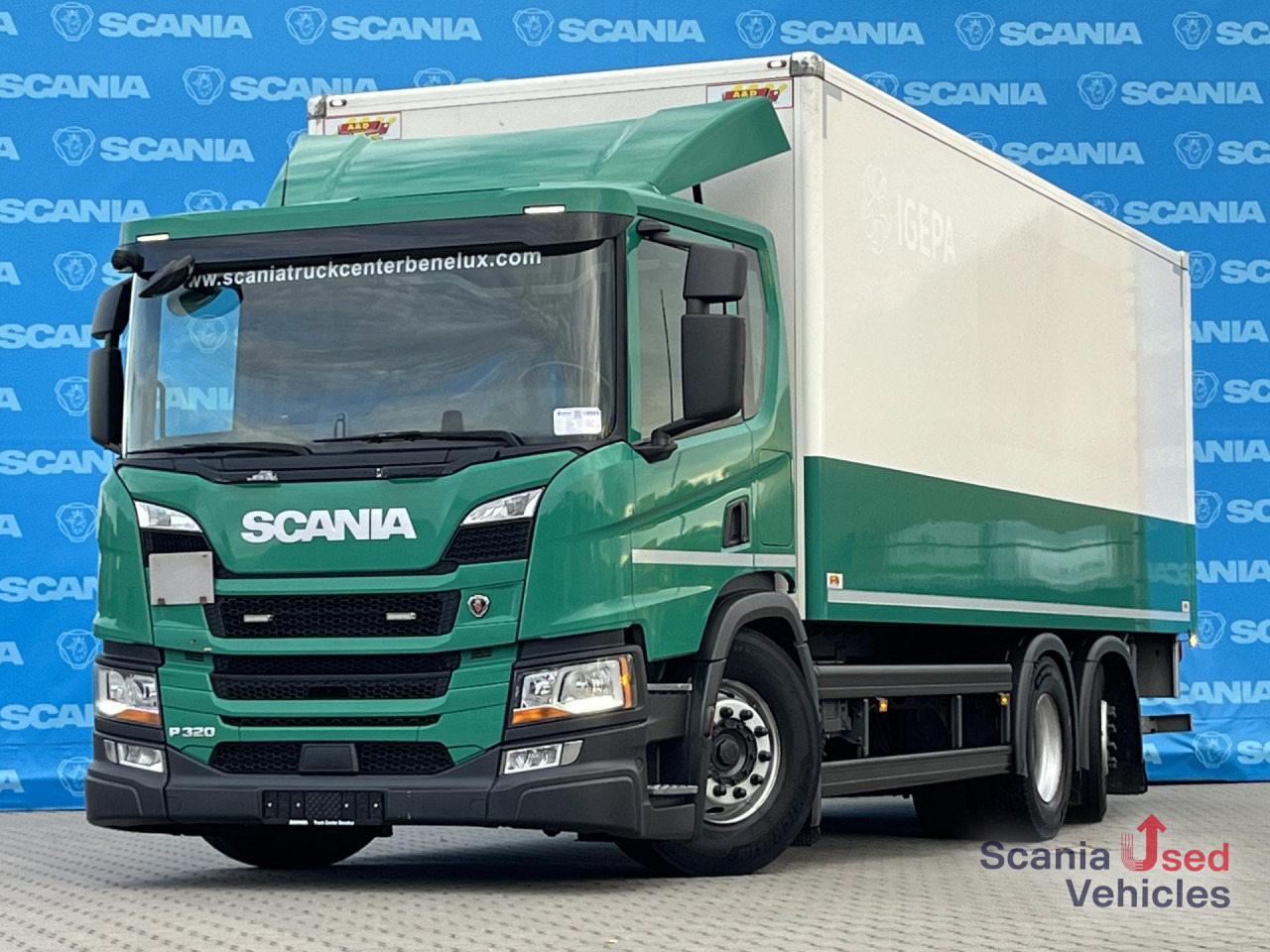 SCANIA P 320 B6x2*4NB RETARDER FULL AIR 8T 7.2x2.5x2.35M - Camión caja cerrada: foto 1 SCANIA P 320 B6x2*4NB RETARDER FULL AIR 8T 7.2x2.5x2.35M - Camión caja cerrada: foto 1