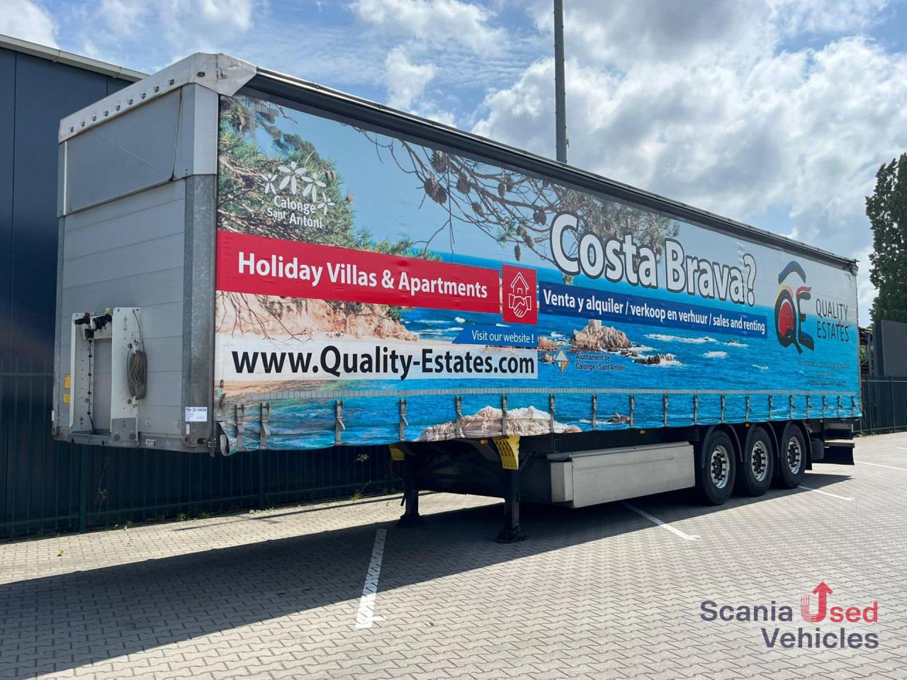 SCHMITZ SCHMITZ CURTAINSIDER EDSCHA TILT 2 LIFT AXLES - Semirremolque lona: foto 1 SCHMITZ SCHMITZ CURTAINSIDER EDSCHA TILT 2 LIFT AXLES - Semirremolque lona: foto 1