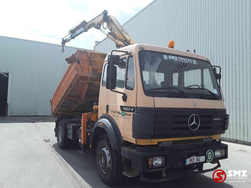 Mercedes-Benz SK 1824 Lames grue Atlas Ak 80-1 - Camión volquete, Camión grúa: foto 1 Mercedes-Benz SK 1824 Lames grue Atlas Ak 80-1 - Camión volquete, Camión grúa: foto 1