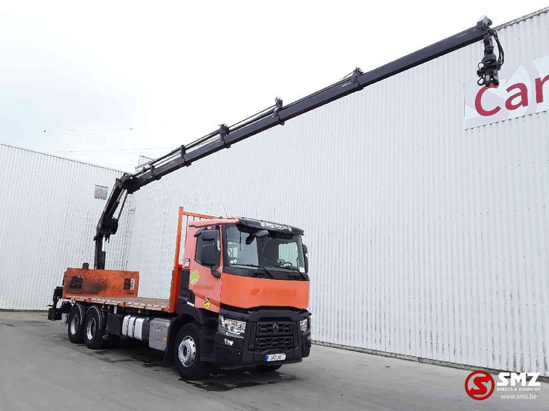 Renault C 430 Hiab 188_es 5+remote - Camión caja abierta, Camión grúa: foto 1 Renault C 430 Hiab 188_es 5+remote - Camión caja abierta, Camión grúa: foto 1