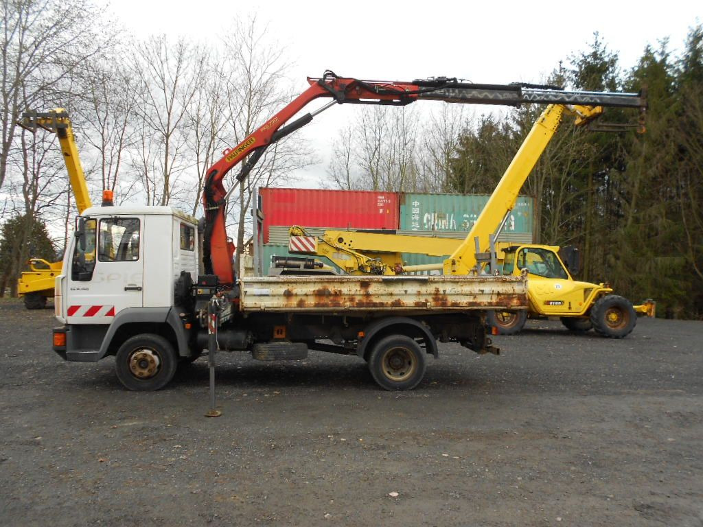 Camión volquete, Camión grúa MAN MAN LE8.150 mit Palfinger PKG7001 MAN LE8.150 mit Palfinger PKG7001: foto 17