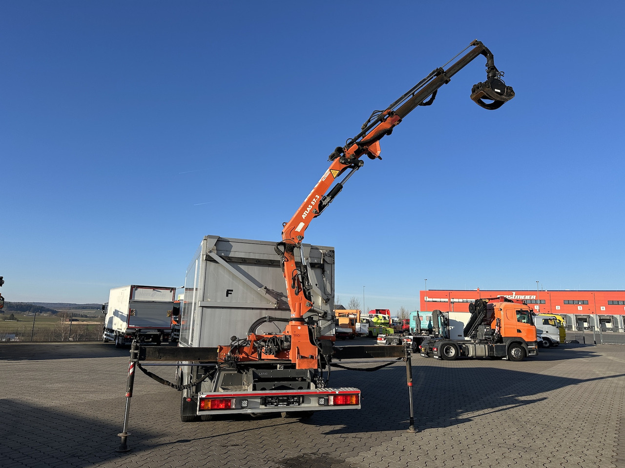 Mercedes-Benz Atego 1529 4x2 Atlas 57.3-A2 Kadaverkipper - Camión volquete, Camión grúa: foto 4 Mercedes-Benz Atego 1529 4x2 Atlas 57.3-A2 Kadaverkipper - Camión volquete, Camión grúa: foto 4