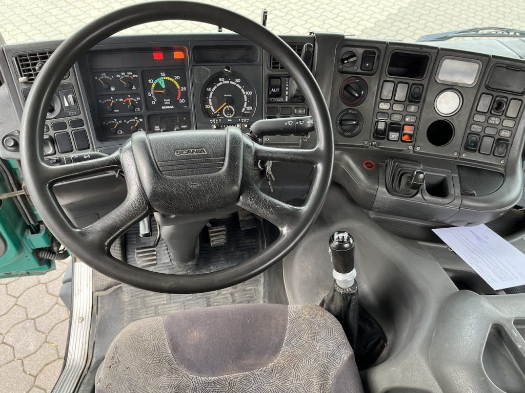 Scania P114 340 4x2 Trösch Absetzkipper Retarder AHK - Camión portacontenedor de cadenas: foto 2 Scania P114 340 4x2 Trösch Absetzkipper Retarder AHK - Camión portacontenedor de cadenas: foto 2