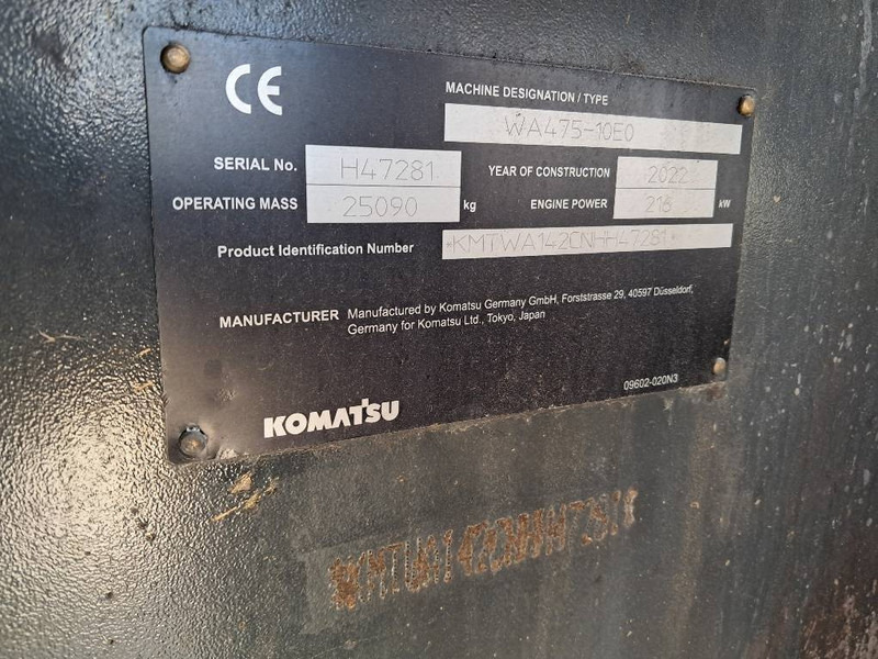 Komatsu WA475-10E0 - Cargadora de ruedas: foto 2 Komatsu WA475-10E0 - Cargadora de ruedas: foto 2