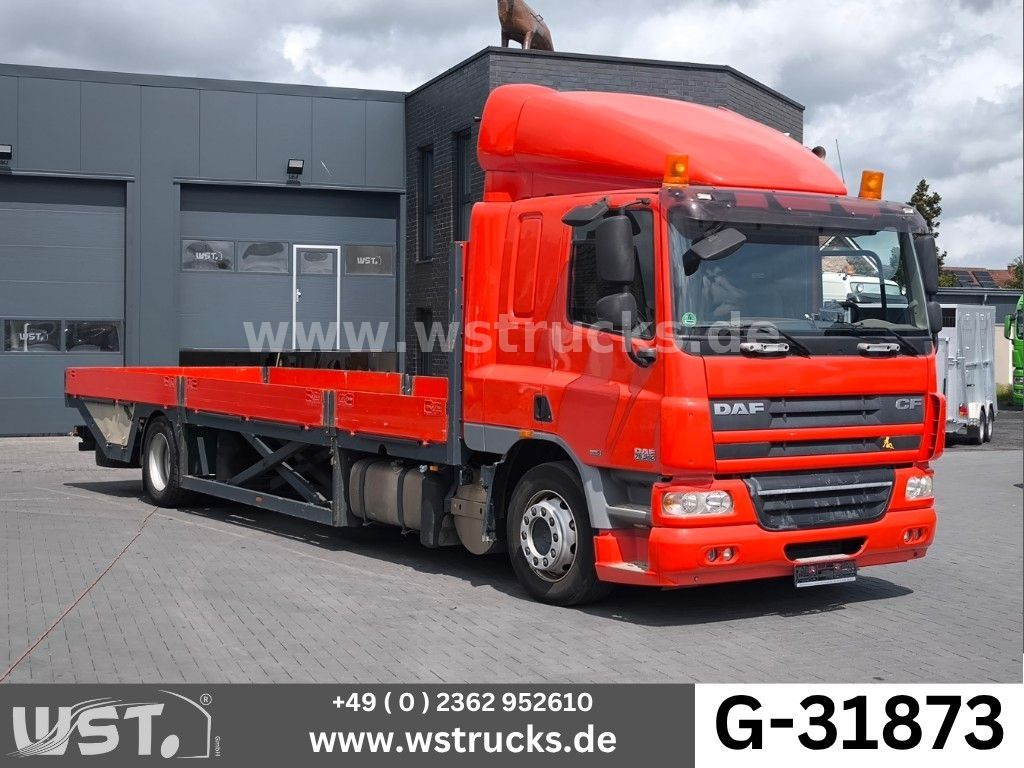 DAF CF 75 360 Spezial Radmulden 9,00 m Tielader - Camión portavehículos: foto 1 DAF CF 75 360 Spezial Radmulden 9,00 m Tielader - Camión portavehículos: foto 1