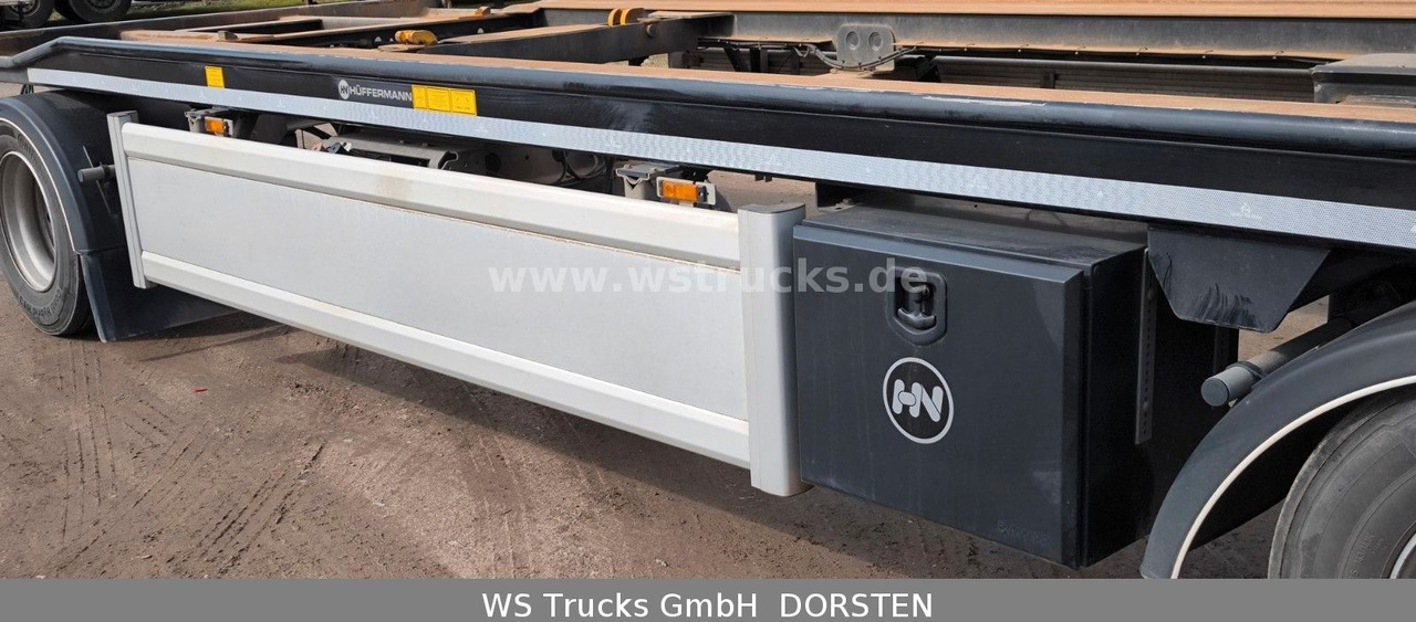 Remolque multilift/ Portacontenedores de cadenas Hüffermann HAR 20.67 Abrollanhänger Doppelbereifung: foto 12