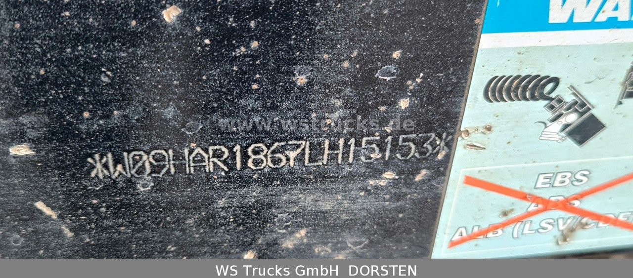 Remolque multilift/ Portacontenedores de cadenas Hüffermann HAR 20.67 Abrollanhänger Doppelbereifung: foto 8