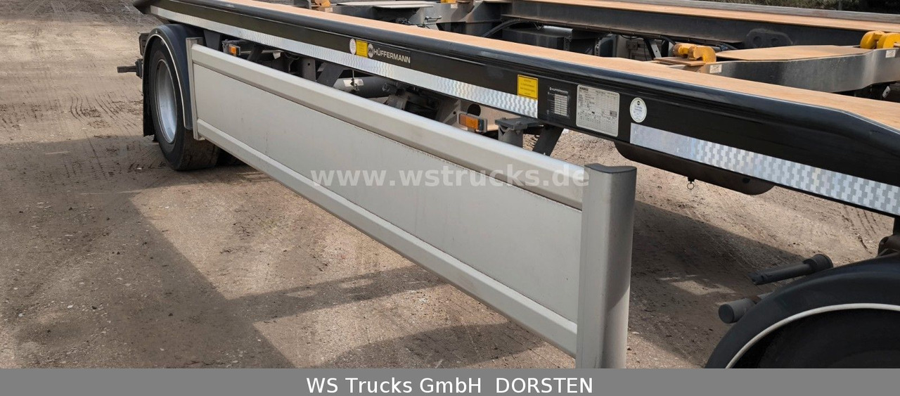 Remolque multilift/ Portacontenedores de cadenas Hüffermann HAR 20.67 Abrollanhänger Doppelbereifung: foto 10