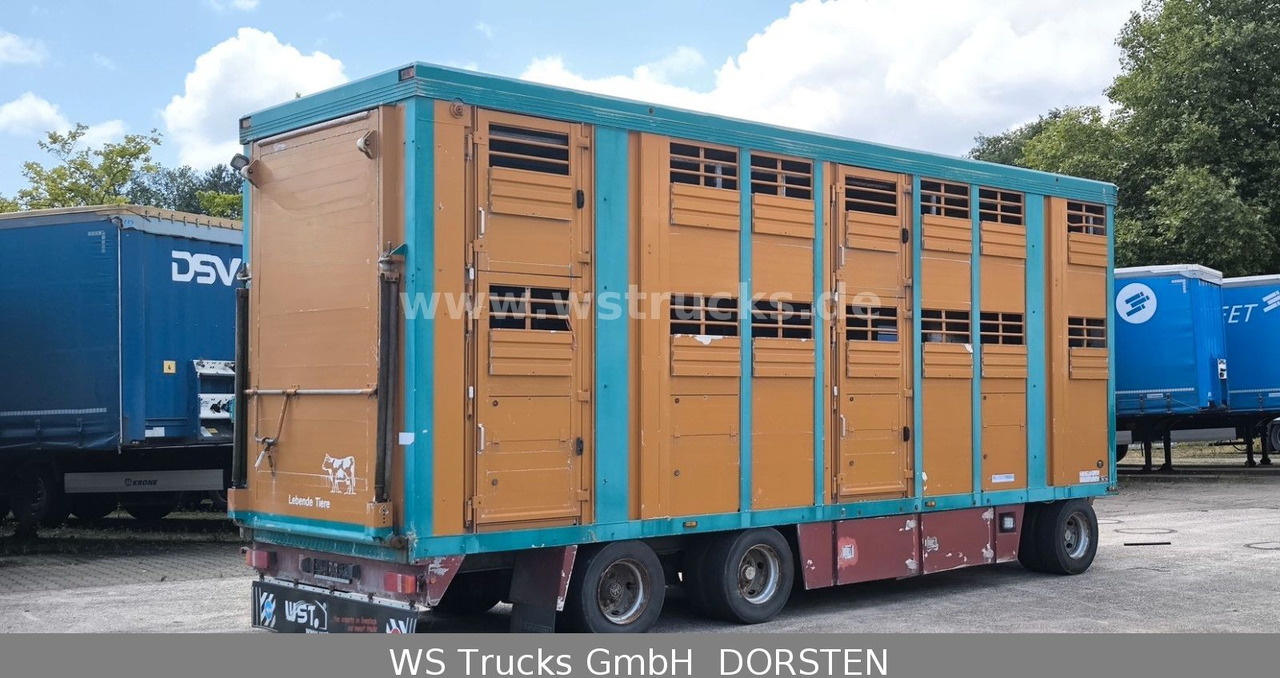 Menke-Janzen Menke 2 Stock Vollalu 8 m Hubdach Viehanhänger - Remolque transporte de ganado: foto 5 Menke-Janzen Menke 2 Stock Vollalu 8 m Hubdach Viehanhänger - Remolque transporte de ganado: foto 5