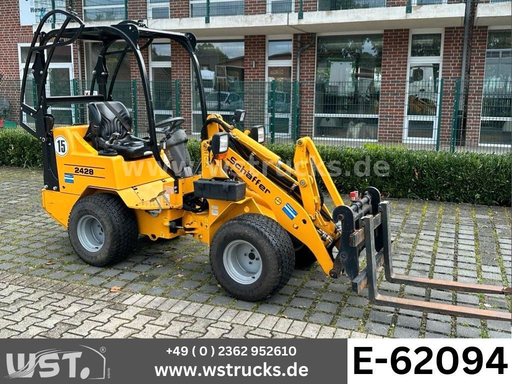 Schäffer 2428 SLT Fahrerschutzkabine , Gabel , Schaufel - Cargadora articulada: foto 1 Schäffer 2428 SLT Fahrerschutzkabine , Gabel , Schaufel - Cargadora articulada: foto 1